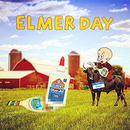 First appearance of Elmer The Bull