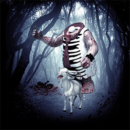 First appearance of The Headless Goatsman